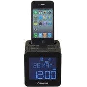 iPod/iPhone対応FMラジオ搭載 目覚まし機能付きスピーカー i-BLOQ ブラック PSP-BQB