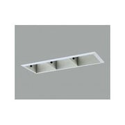 マルチユニバーサルシリーズ FRAME UNIT 3灯タイプ マットシルバー OA075303