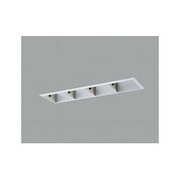 マルチユニバーサルシリーズ FRAME UNIT 4灯ストレートタイプ マットシルバー OA075305