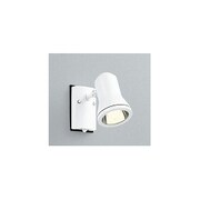 人感センサ防雨型　蛍光灯 スポットライト　電球色EFD25W　白 OG044164L