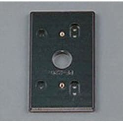 樹脂絶縁台　角形・黒色（屋外用）　高130 PF226B