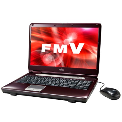 FMV LIFEBOOK 15.6型ワイド液晶/HDD640GB/DVDスーパーマルチドライブ クリムゾン ヨドバシカメラオリジナルモデル FMVA55BCC