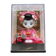 ソーラー 寿 舞妓ちゃん(ピンク) [ソーラー駆動玩具]