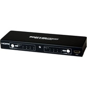HDMI分配セレクター 4入力2出力対応 イコライザー機能 ROOTY HD MATRIX