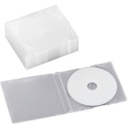 CD/DVDケース ハードタイプ クリア 10枚セット BSCD08S10CR
