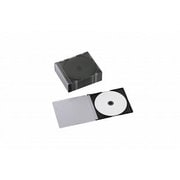 CD/DVDケース ハードタイプ ブラック 50枚セット BSCD08S50BK