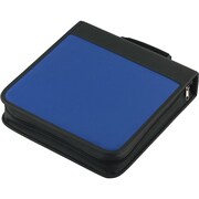 CD/DVD/Blu-rayキャリングケース 160枚収納 ブルー BSCD09K160BL