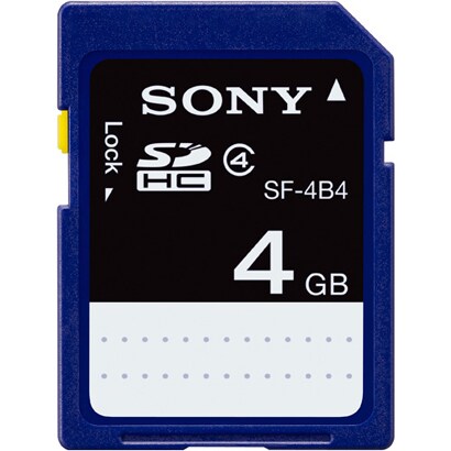 SDHCメモリーカード CLASS4 4GB SF-4B4