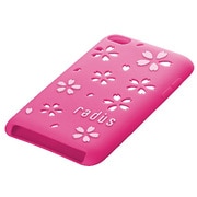 第4世代iPod touch用シリコンケース Sakura(サクラ) ビビッドピンク RA-SC442R