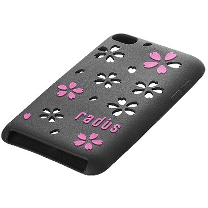 第4世代iPod touch用シリコンケース Sakura(サクラ) ブラック RA-SC442K