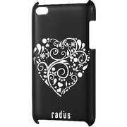 第4世代iPod touch用Chrome Jacket (クロームジャケット) ブラック RA-PU441K