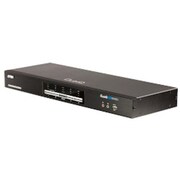 デュアルディスプレイ/オーディオ対応4ポートUSB KVMPスイッチ CS1644
