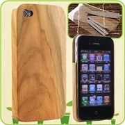 天然木iPhone4専用ケース(BR) [iPhone4専用ケース]