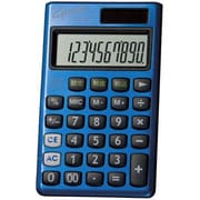 G-touch 携帯電卓 10桁 ブルー DX-150TBL