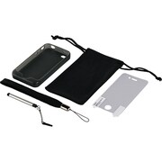 BSIPP10CSBK [iPhone 4専用 TPUスターターセット ブラック]