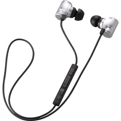 LBT-MPHP04ASV [Bluetooth 2.1+EDR対応 携帯電話向けステレオイヤホン カナルタイプ USB-ACアダプタつき シルバー]