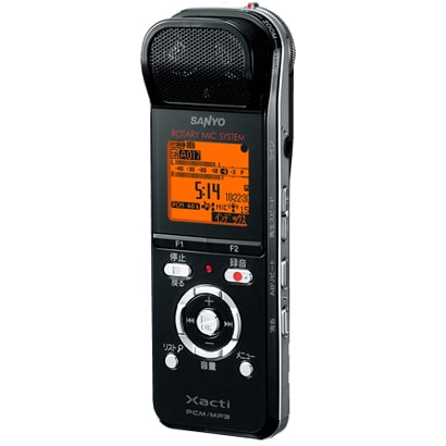 リニアPCM対応 ICレコーダー Xacti（ザクティ） SOUND RECORDER 8GB ICR-PS515RM(K)