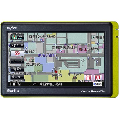 NV-SP200DT(G) [5.0V型 ドコモ ドライブネット対応ポータブルナビゲーション ワンセグチューナー内蔵 Gorilla plus (ゴリラプラス) グリーン]