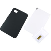 ドコモ GALAXY Tab SC-01C用 ラバーコーティングシェルジャケット マットブラック RT-GTC3/B