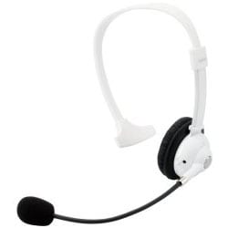 Bluetooth対応 ヘッドセット 片耳タイプ　ホワイト LBT-PCVM01WH