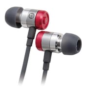 インナータイプカナル型ヘッドホン MEGA BASSチューニング レッド TH-EC42RD