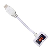 F10-KA31WH [スマートフォン用 microUSB充電変換アダプタ アンドロイドau用 白]