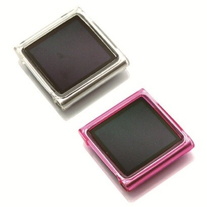 第6世代iPod nano用セミハードケース iJacket（アイジャケット） クリア/ピンク RX-IPT6GNAPK