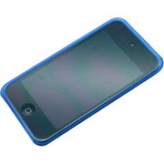第4世代iPod touch用セミハードケース iJacket(アイジャケット) クリアブルー RX-IPT4GTOBL