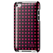 第4世代iPod touch用 チェックジャケット ビビッドピンク RA-PU446R