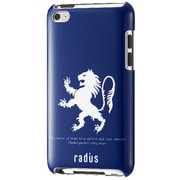 第4世代iPod touch用 エンブレムジャケット ブルー RA-PU448C