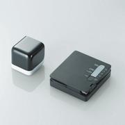 iPhone/iPod対応 モバイルチャージャー 1600mAh ACアダプタ付 ブラック DE-RKJ1ACBK