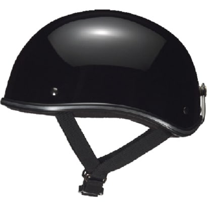 D-114 HALF [電動バイク用ヘルメット ハーフ ブラック]