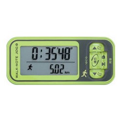 歩数計 ライムグリーン WALK-NOTE JOG+ (ウォーク・ノート ジョグプラス) WZ540G