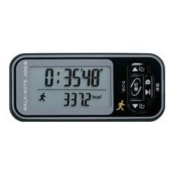 歩数計 アッシュブラック WALK-NOTE JOG+ (ウォーク・ノート ジョグプラス) WZ540K