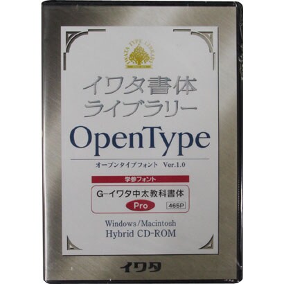 イワタ IWATA G-イワタ中太教科書体 OpenType [Windows/Mac