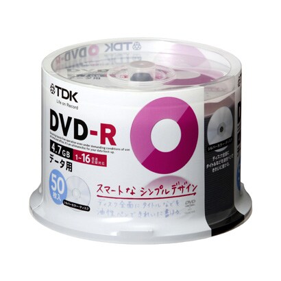 データ用DVD-R 4.7GB 16倍速対応 シルバーカラー・ディスク ヨドバシカメラオリジナル 50枚 DR47SC50P-YBC