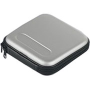 CD/DVD セミハードケース 24枚収納 シルバー BSCD10K24SV
