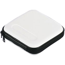 CD/DVD セミハードケース 24枚収納 ホワイト BSCD10K24WH