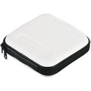CD/DVD セミハードケース 24枚収納 ホワイト BSCD10K24WH
