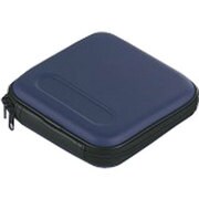 CD/DVD セミハードケース 24枚収納 ブルー BSCD10K24BL
