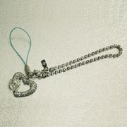 840602 [Pave Heart 携帯ストラップ]