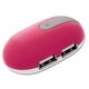 PL-USHE400SRR USB2.0対応マウス型USBハブ