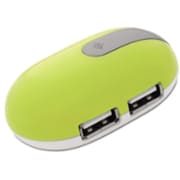 PL-USHE400SAG USB2.0対応マウス型USBハブ