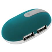 PL-USHE400SCB USB2.0対応マウス型USBハブ