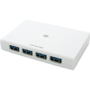 USB3.0対応 4ポートUSBハブ ホワイト PL-US3H400-WH