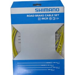 PTFE ロード用ブレーキケーブルセット ステンレスインナーワイヤー イエロー Y80098013