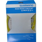 PTFE ロード用ブレーキケーブルセット ステンレスインナーワイヤー イエロー Y80098013
