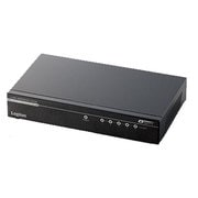 ギガビット対応 スイッチングハブ 5ポート メタルボディ ブラック LAN-GSW05P/MAB