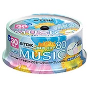 音楽用CD-R追記型 30枚 インクジェットプリンタ対応 スピンドルケース CD-RDE80CPMX30PS