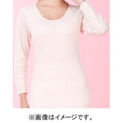 KC-RK922P [ラムキルトウェーブ 婦人8分袖インナー ピーチ LL]